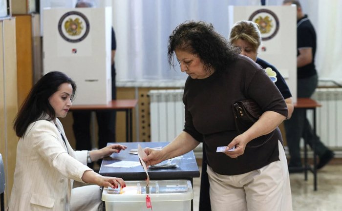 Арманистондаги парламент сайловлари натижалари 14 