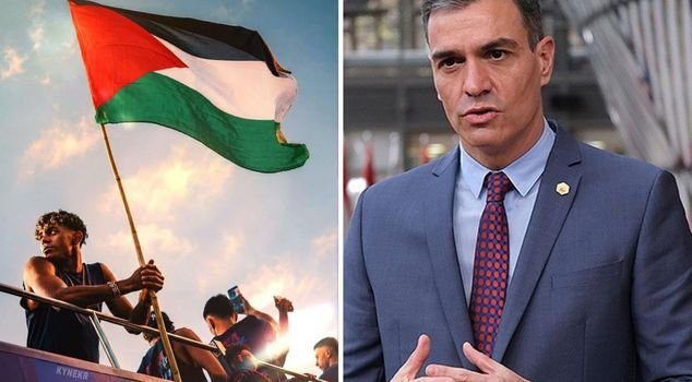 Ispaniya bosh vaziri Falastin bayrog‘ini ko‘targan Yamalni qo‘llab-quvvatlashini bildirdi