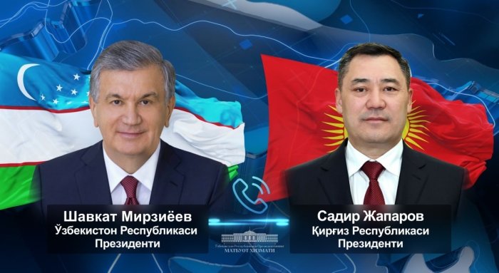 Shavkat Mirziyoyev Qirg‘iz Respublikasi Prezidenti bilan telefon orqali muloqot qildi