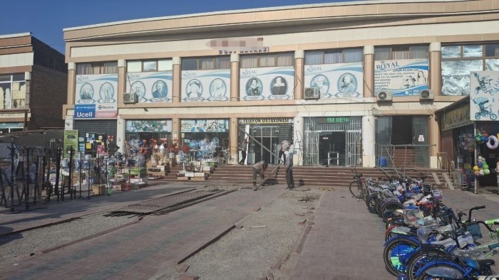 Ёзёвонда ўзбошимчалик билан қурилган иншоот бузилди