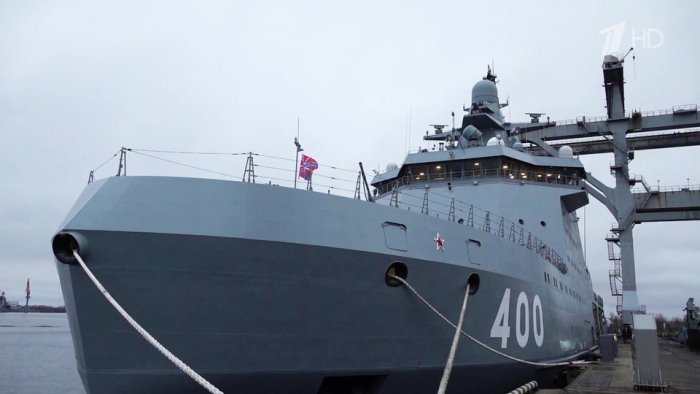 “Хабаровск” атом сувости кемаси денгизга туширилди