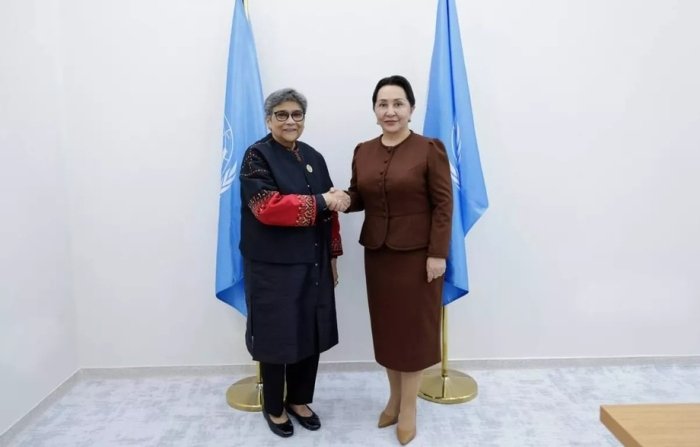 Танзила Норбоева БМТ бош котибининг олий вакили билан учрашди — нималар муҳокама қилинди?