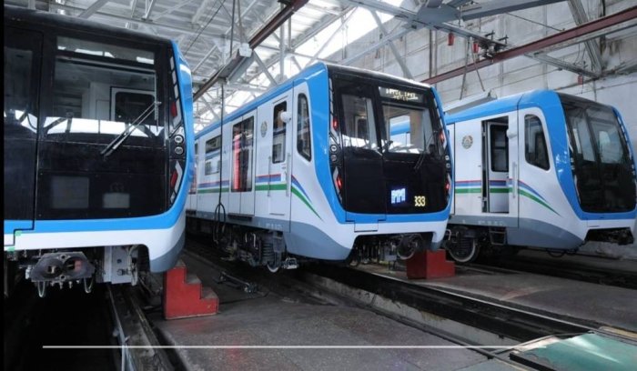 Toshkent metropoliteniga yana 3 ta yangi poyezd olib kelindi