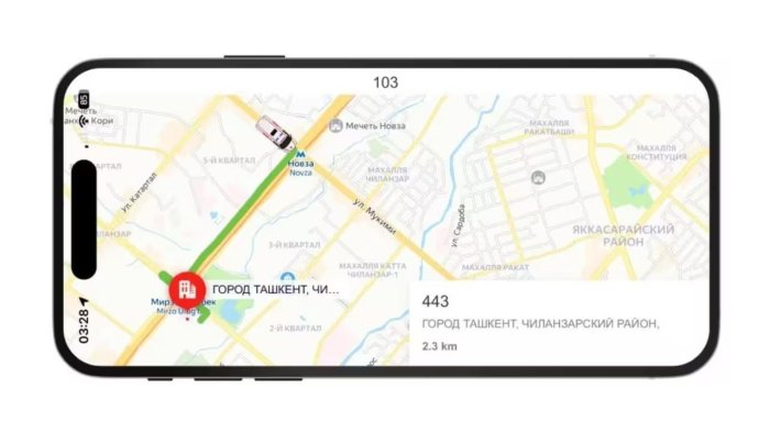 Endi Toshkentliklar chaqirtirilgan tez yordam mashinasining harakatini onlayn kuzatishlari mumkin