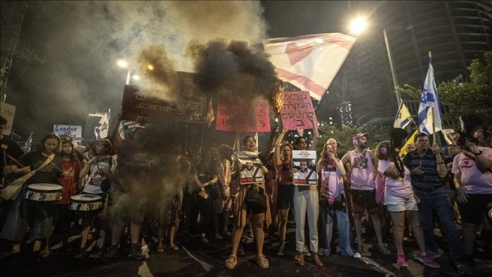 Tel-Avivda G‘azo shahri ishg‘olini to‘xtatish talab qilingan namoyish bo‘lib o‘tdi