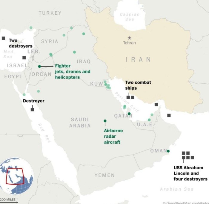 AQSh Eronga ehtimoliy zarba uchun USS Gerald D. Ford aviatashuvchisi Yaqin Sharqqa yetib borishini kutmoqda
