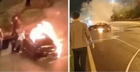 Xitoyda Xiaomi SU7 avtomobili YTHdan so‘ng yonib ketdi