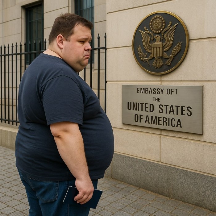 Энди семиз одамларга АҚШ визаси берилмаслиги мумкин