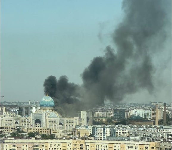 Toshkentda qurilayotgan Islom sivilizasiyasi markazida yong‘in chiqdi