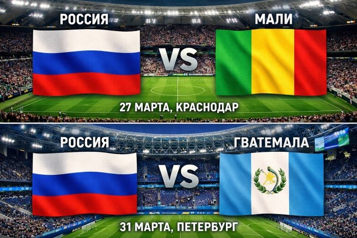 Rossiya terma jamoasining navbatdagi raqiblari ma’lum