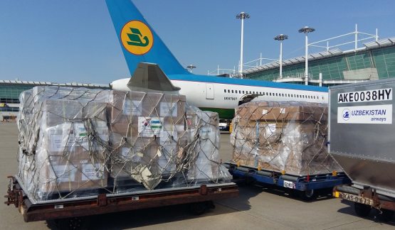 Кореядан Ўзбекистонга 34 тоннага яқин инсонпарварлик ёрдами келмоқда