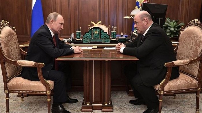 Путин Россия бош вазири лавозимига Мишустин номзодини тақдим этди
