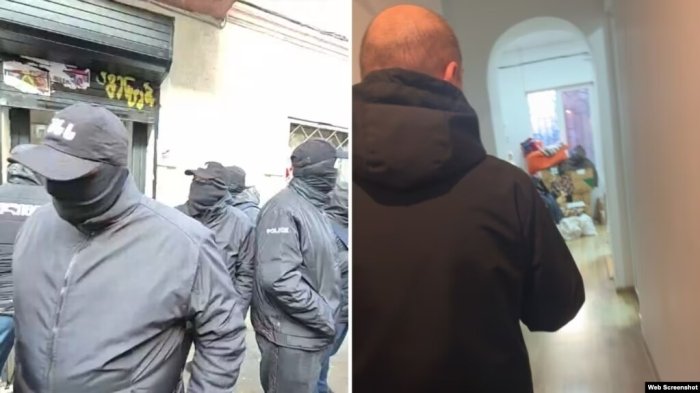 Грузия мухолифат партиялари офисларида тинтув ўтказилди Грузия мухолифат партиялари офисларида тинтув ўтказилди