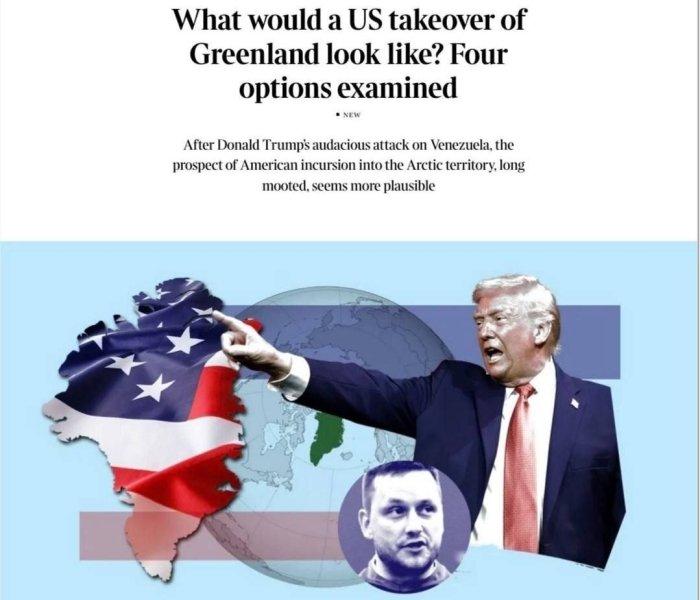  Grenlandiyaning AQSh tarkibiga qo‘shilishining to‘rtta ehtimoliy yo‘li — The Times