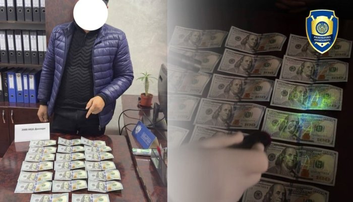 Namangan viloyatida jarimani yo‘q qilib berishni va’da qilgan yuriskonsult ushlandi