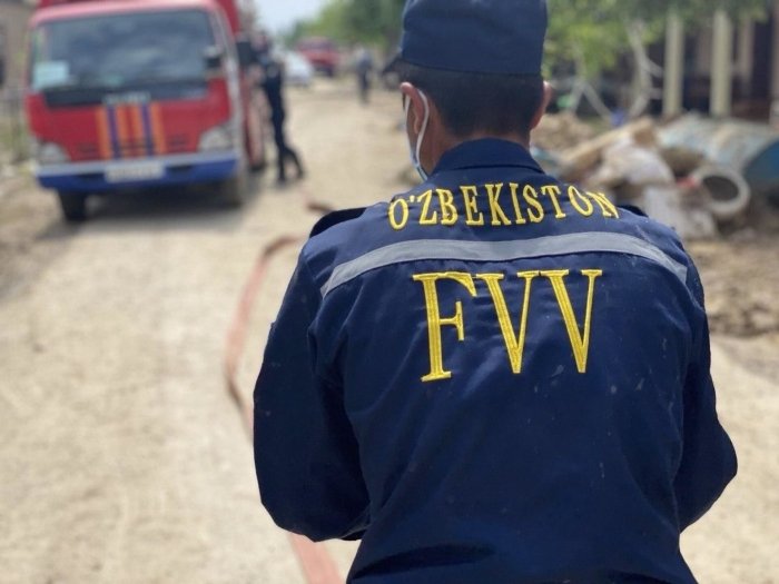 Сурхондарёдаги савдо марказида ёнғин рўй берди