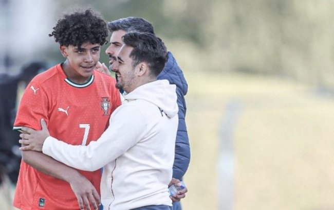 Кичик Роналду Португалия ёшлар терма жамоасида дебют қилди