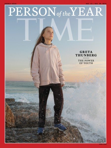 16 yoshli  Greta Tunberg “Time” jurnali tomonidan yil odami deb topildi