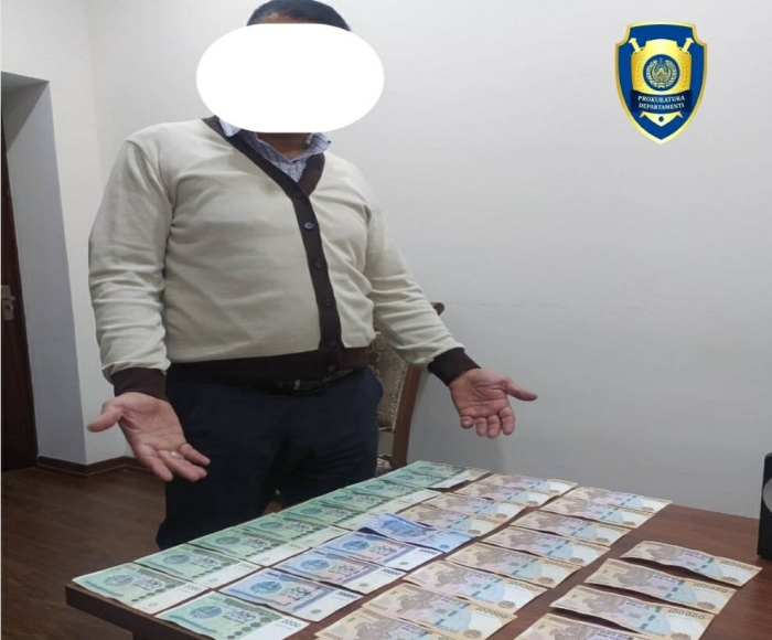 Urganch shahrida markaz direktori ushlandi