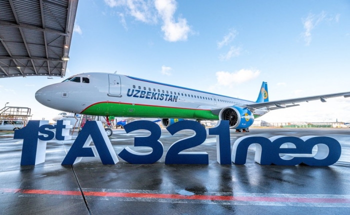 Airbus A320 Neo havo kemasi Zomin shahriga texnik parvozni amalga oshirdi