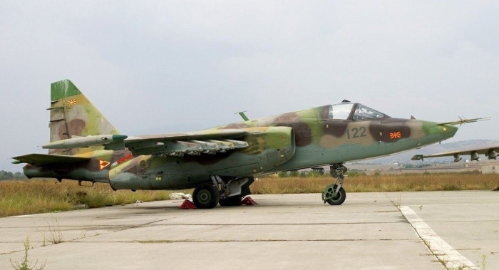 Shimoliy Makedoniya Ukrainaga to‘rtta Su-25 samolyotini bergan