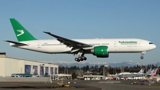 Turkmaniston so‘nggi  Boing 777-200LR samolyotini qabul qildi