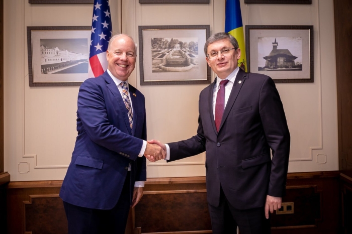 Igor Grosu AQSh elchisi bilan suhbatlashdi