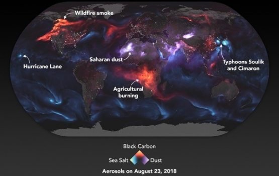 NASA Somon yo‘lining ko‘rinmas bulutlari xaritasini tuzdi