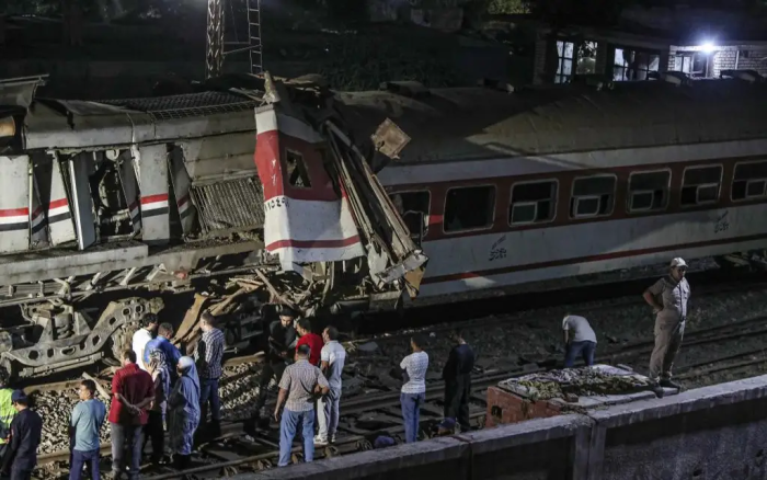 Misrda ikki yo‘lovchi poyezdi to‘qnashib ketdi