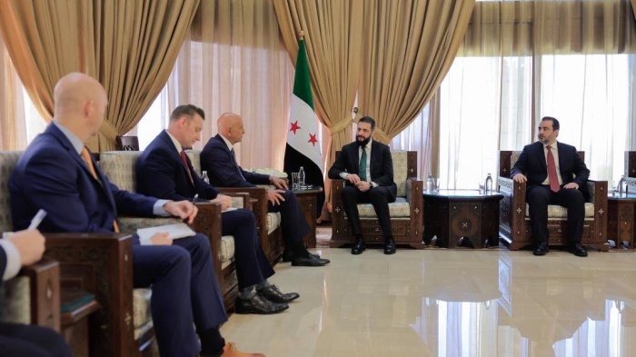 Ahmad ash-Sharaa Trampning maxsus vakilini qabul qildi