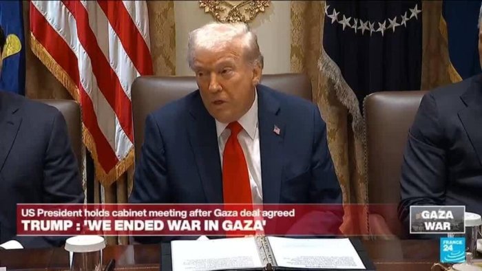 Трамп Исроил ва ҲАМАС ўртасидаги уруш якунланганини эълон қилди