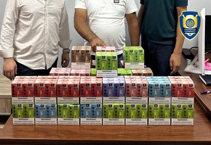 Toshkent shahrida elektron tamaki mahsulotlarining savdosi fosh etildi