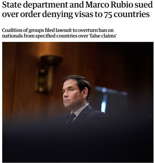 Трамп администрацияси судга берилди