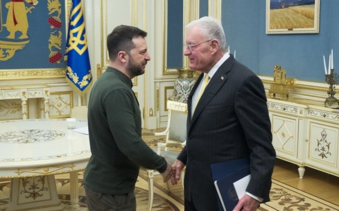 Zelenskiy Rimda AQSh prezidentining maxsus vakili bilan uchrashdi