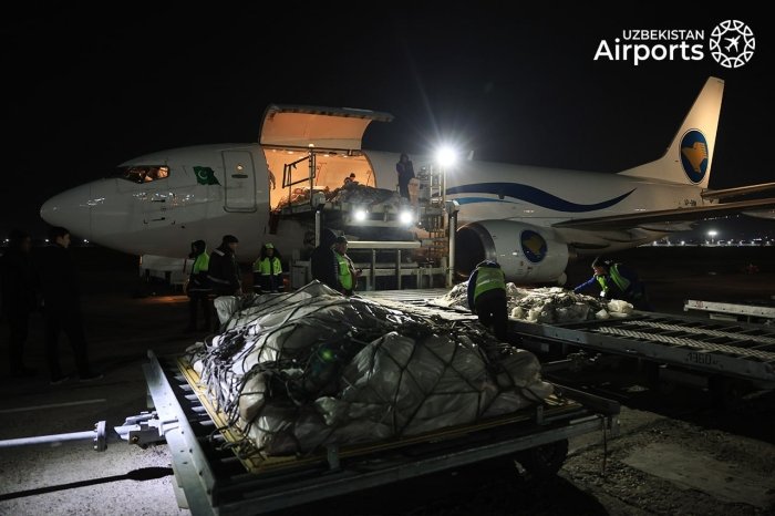 Ўзбекистон ва Покистон ўртасида илк чартер юк рейси амалга оширилди