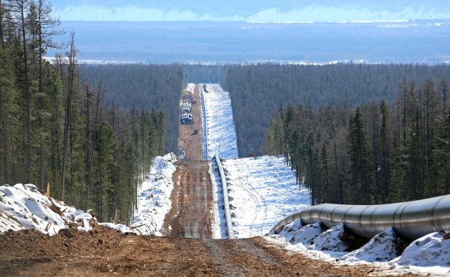 Россия Хитойга қувурлар орқали газ етказиб бериш ҳажмини 2,64 баробарга оширди
