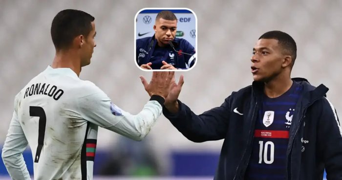Ronaldu Mbappega maslahatlar bermoqda