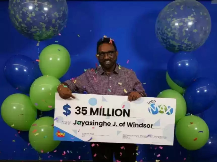 Kanadalik erkak lotereyada 35 million dollar yutib oldi