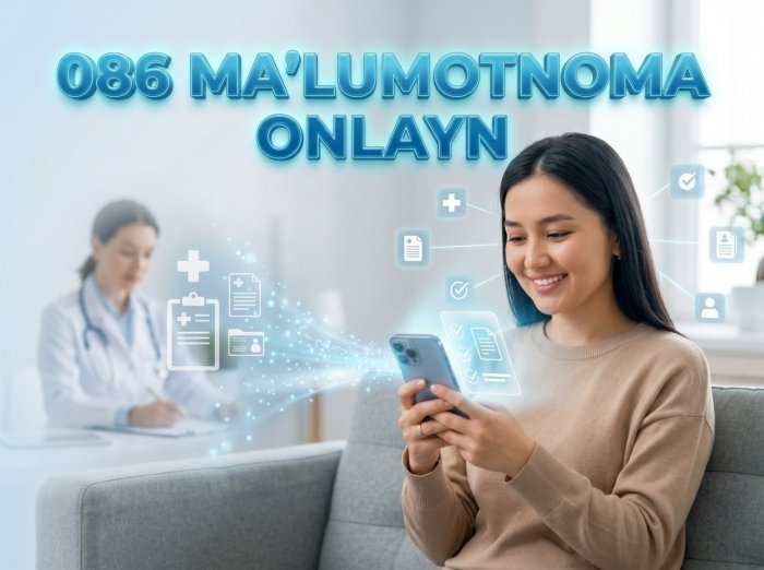 086-shakl tibbiy ma’lumotnomani onlayn olish mumkin