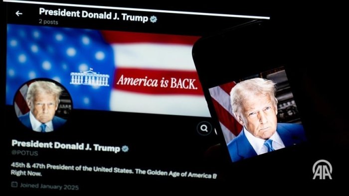 Трамп: Европа X платформасини жаримага солиши нотўғри