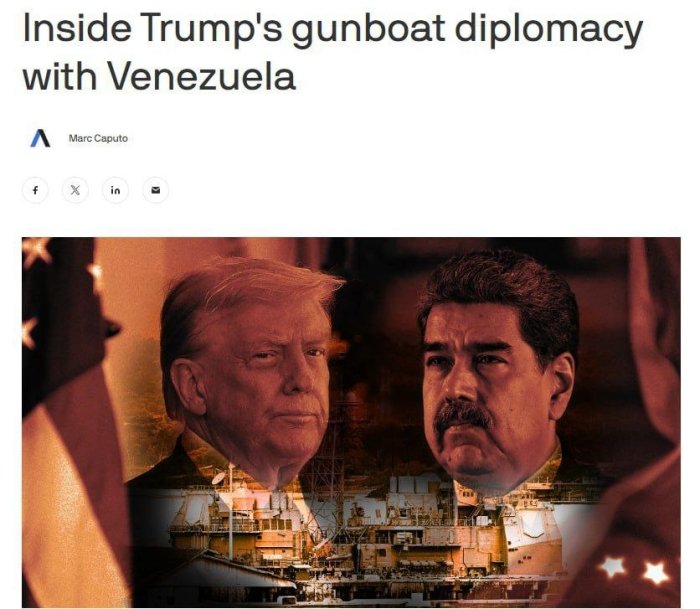 Tramp Venesuela yaqiniga yettita harbiy kema yubordi – Axios