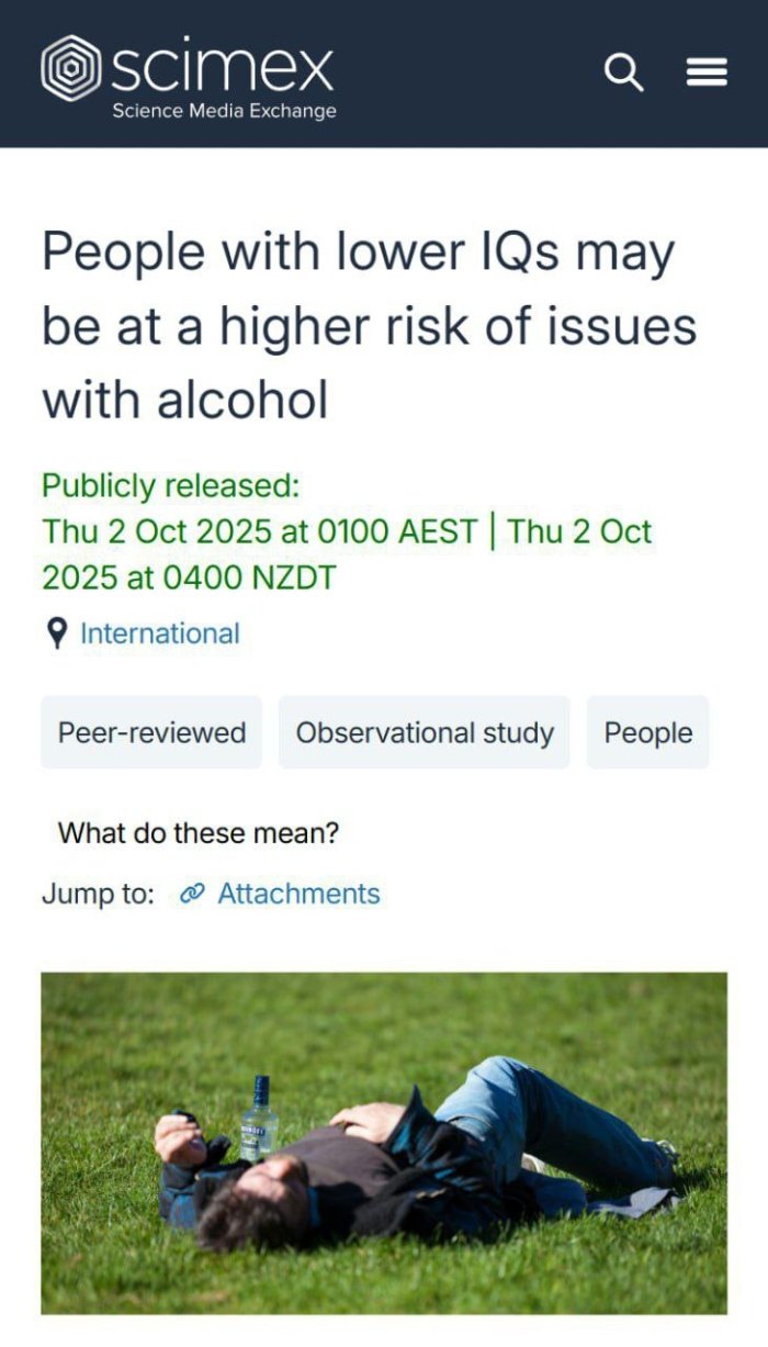 Антиқа тадқиқот: Агар сизнинг IQ кўрсаткичингиз паст бўлса...