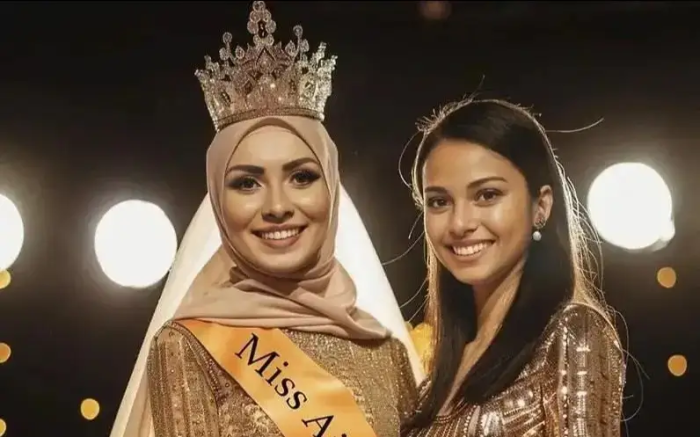 Marokashlik inflyuyenser dunyodagi birinchi Miss AIga aylandi