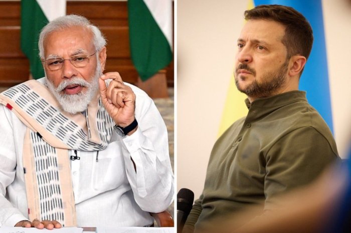 Нарендра Моди ва Володимир Зеленский ўртасида телефон мулоқоти бўлиб ўтди