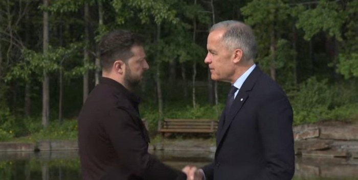 Zelenskiy Kanadadagi Kananaskis shahrida bo‘lib o‘tayotgan G7 sammitiga yetib keldi Zelenskiy Kanadadagi Kananaskis shahrida bo‘lib o‘tayotgan G7 sammitiga yetib keldi