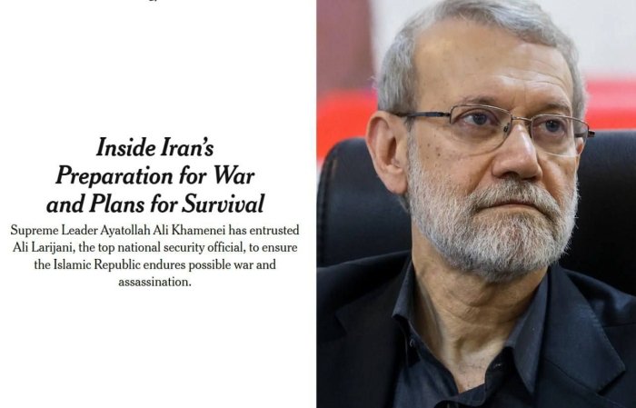 Хоминаий Миллий хавфсизлик раҳбари Али Ларижонийга муҳим ваколатларни топширди