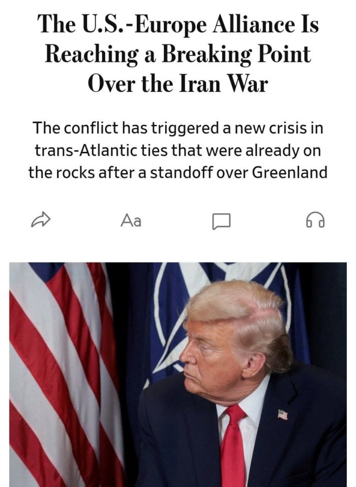 АҚШ ва Европа иттифоқи "бурилиш нуқтасига" етиб келди 