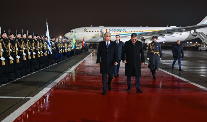 Qozog‘iston prezidenti rasmiy tashrif bilan Rossiyaga keldi