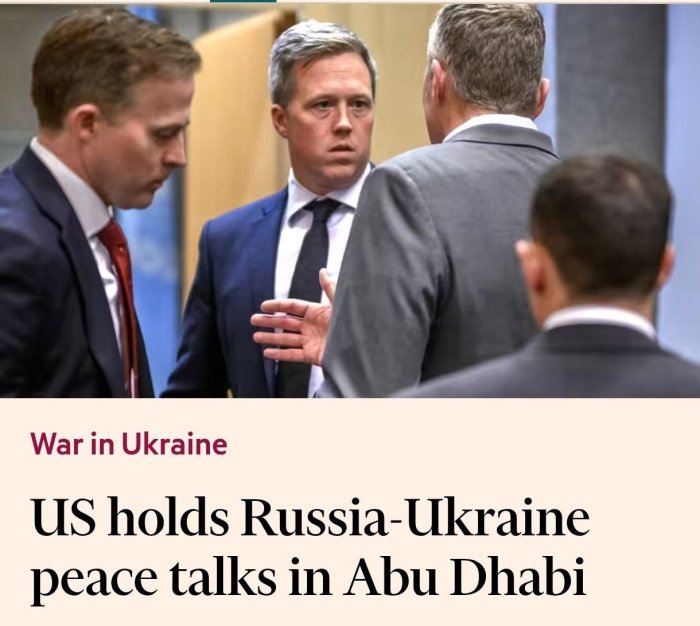 AQSh armiyasi vaziri Deniyel Driskoll Rossiya va Ukraina vakillari bilan uchrashish uchun Abu-Dabiga bordi