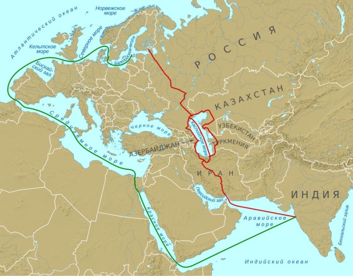 Rossiya, Eron, Qozog‘iston va Turkmaniston «Shimol-Janub» koridorini rivojlantirish bo‘yicha kelishib oldi